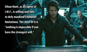 Mission Impossible Quote
