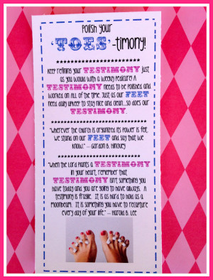 These cute little pedicure kits were found at The Dollar Tree!