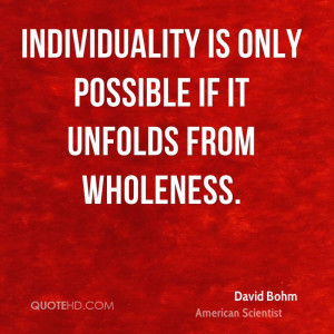 David Bohm Quotes