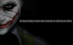 The Joker - The monster within us