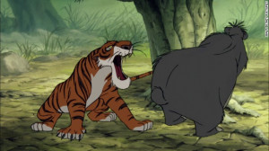 Shere Khan, a powerful, murderous and sophisticated tiger in Disney's ...