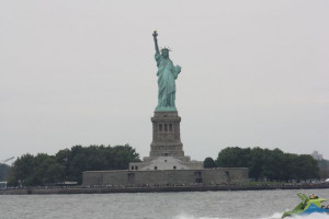 statue of liberty made out of jelly beans