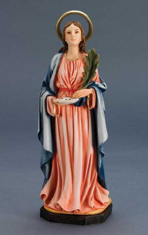 St. Lucy Statue - Full Color