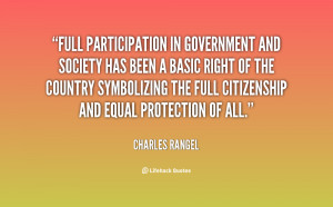 Quotes About Government Participation