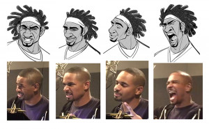 disney Damon Wayans Jr. Character Design visual development wasabi Jin ...