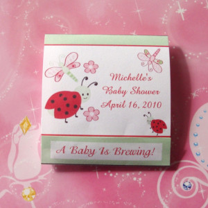 fun and original personalized favor for baby showers, our baby tea bag ...