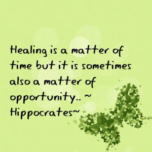 Hippocrates quote