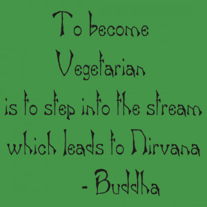 Vegetarian Quote Buddha by T-ShirtsGifts