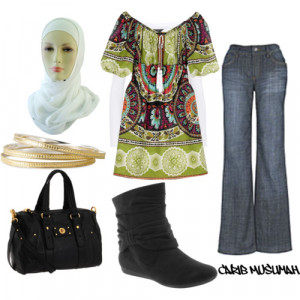 Casual Fridays Jamerican Muslimah Featuring Ankle Boots
