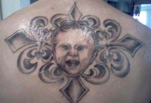 Demon Baby Portrait – The Worst Bad Tattoos, The Ugliest Regrets ...