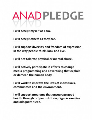 ANAD Pledge
