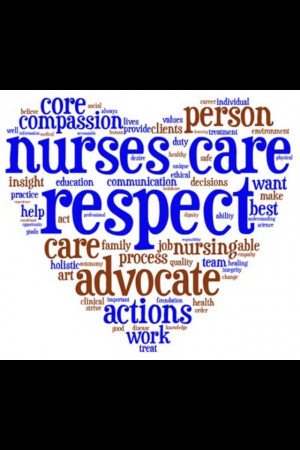 ... advocacy, and integrity...I can admit that I love being a nurse on my