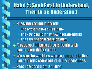 habit 5 seek first to understand