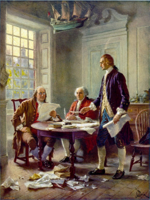 signing the declaration of independence