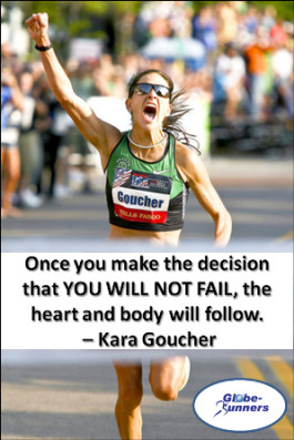 Quote: Once you make the decision ... - Kara Goucher