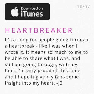 Justin Bieber's New Song Is For The Broken-Hearted