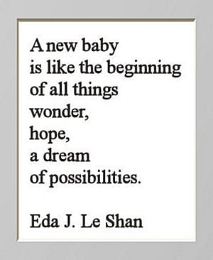 Baby Quotes and Sayings for a Newborn Boy or Girl Nursery