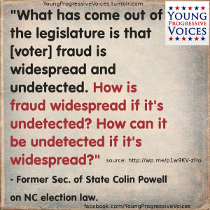 ... GOP For Voter Suppression, Points Out Voter Fraud Doesn’t Exist