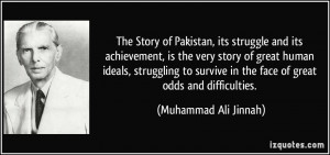 , its struggle and its achievement, is the very story of great human ...