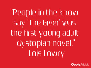 ... 'The Giver' was the first young adult dystopian novel.. #Wallpaper 3