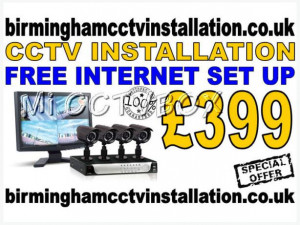 FULL CCTV SYSTEM FOR £399 WITH FREE INTERNET SET UP ** Looking for a ...