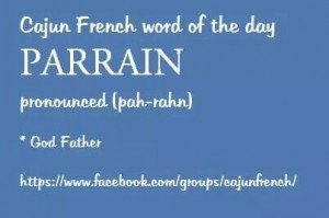 Cajun French Word for...