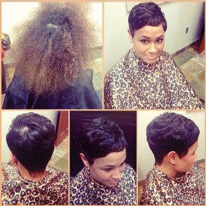 What a dope transformation done by @hairbylatise! | #thecutlife # ...