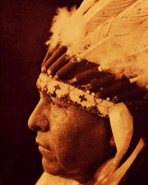 White Elk ~ a chief of the Oto Nation (photo by Edward Curtis , 