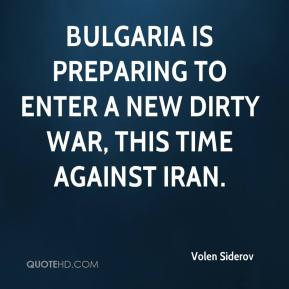 Bulgaria is preparing to enter a new dirty war, this time against Iran ...