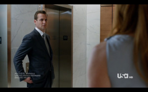 Harvey as he watches Donna go.