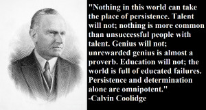 Calvin Coolidge motivational inspirational love life quotes sayings ...