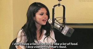 ... favorite food,I like a lot of food.I love everything that's food