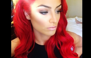 Eva Marie All Ready for Some Total Divas Filming