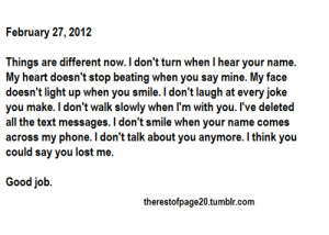 break up quotes tumblr - Google Search
