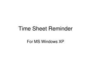 Timesheet Reminder Email Template
