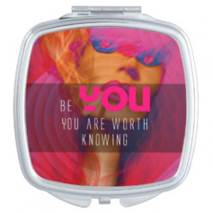 Quotes Compact Mirror Gifts - Shirts, Posters, Art, & more Gift Ideas
