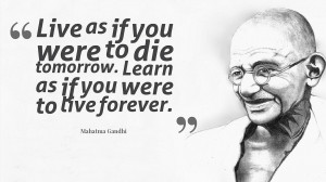 Home » Quotes » Mahatma Gandhi - Education Quotes Wallpaper