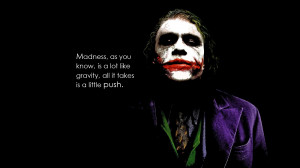 Joker quote from the dark knight