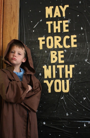 ... Also can add quotes from Yoda inside....Train you will, young Padawan