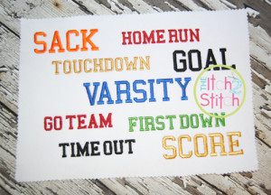 Varsity Embroidery Font