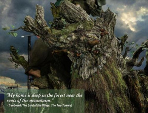 is deep in the forest near the roots of the mountains.” - Treebeard ...