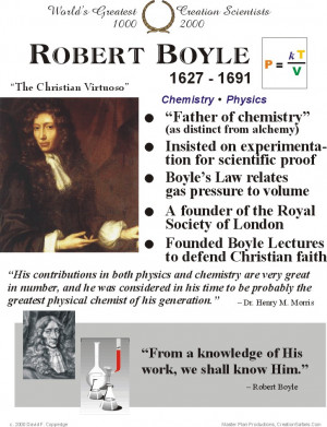 Robert Boyle 1627 - 1691