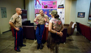 Marines Hit the Ground Running in Seeking Recruits at Gay Center
