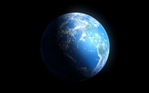 Planeta terra dia e noite