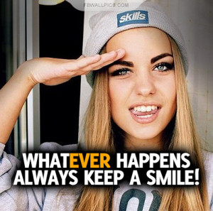 Always Keep A Smile Quote Picture