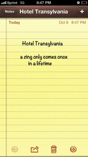 Hotel Transylvania quote