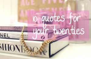 10 Quotes for Your 20s
