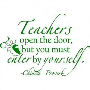 Wall Quotes About Teachers for Home, Office or Classroom Decor ...