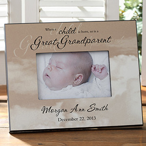 Personalized Picture Frames - Great-Grandparent Is Born - 8721
