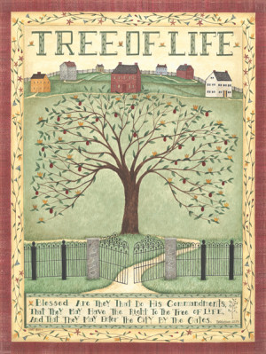 ... about Tree of Life by Cindy Shamp Sayings Motivational Print Poster
